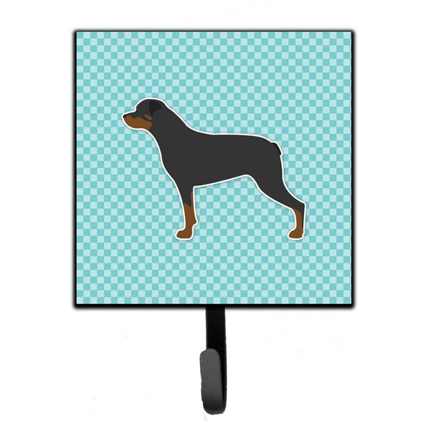 Micasa Rottweiler Checkerboard Blue Leash or Key Holder MI227577 - main